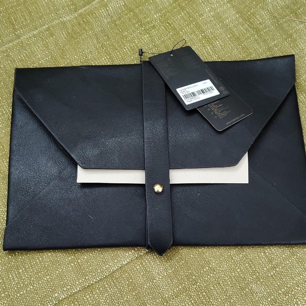 Forever 21 Black Men's Leather Clutch